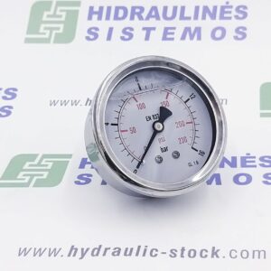 Pressure gauge 0/16 bar. d-63 rear connection 1/4'BSP