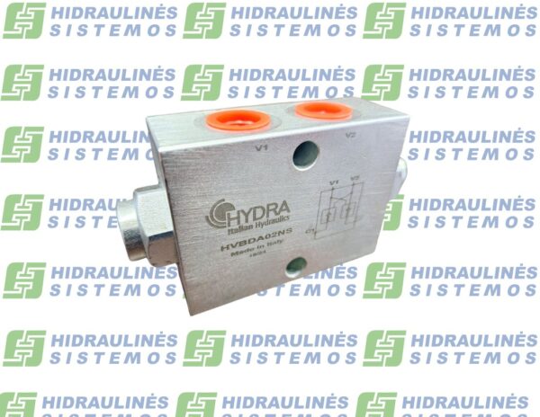 DOUBLE PILOT OPERATED CHECK VALVE - TYPE VBPDE A 3/8' 20 l/min. Hydra HVBDA02NS