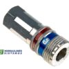 Quick Connect Coupling Pneumatic G 1/4 F CEJN eSafe 103202202