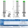 Telescopic cylinder 4-154-4950 5C IPH 5C-04950-154-4-M0345