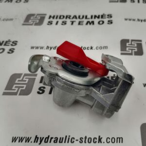 Air brake system quick coupling M22x1.5 SU red
