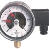 Pressure gauge NC, NO -1/0 bar. d-160 side connection