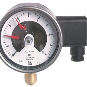 Pressure gauge NC, NO -1/0 bar. d-160 side connection