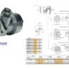 Hydraulic motor MR 400 CB 32mm shaft, ALSG2-L-400-O2-C32-01 Ambr