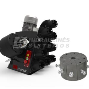 Electric crimper MRM 137 EVO R 380-415V 3PH+N with kit 7 die sets