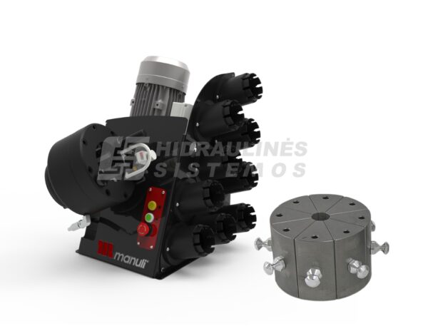 Electric crimper MRM 137 EVO R 380-415V 3PH+N with kit 7 die sets