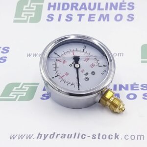 Pressure gauge 0/16 bar. d-63 side connection 1/4'BSP