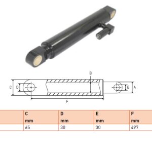 Hydraulic cylinder Cargolift 49,5/65/497
