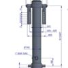 Telescopic cylinder 5-169-6350 FC A169-5-06350-007-K1443 P85 HYVA