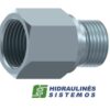 Perėjimas 3/8'i BSP x 3/8'v BSP ilgas L44
