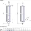 Telescopic cylinder 5-105-1925 NA6 N54 L-560mm