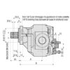 PTO-4 084 ltr/min gear pump S TANDEM + UNI-3 105-022-10858