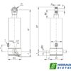 Telescopic cylinder 4-149-4620 FE 149-4-04620-009A-K1484 HYVA 71535300