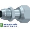 Perėjimas 3/4'-16i JIC x 13/16'-16vv ORFS