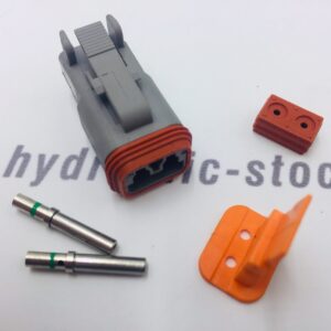 Plug housing 2 pole female DTM