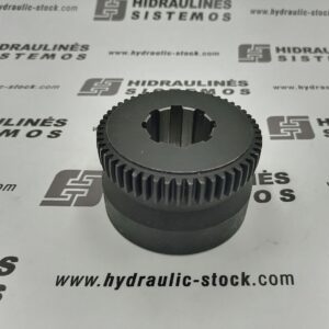 Steel drive coupling POL-5 81x60, Dmax 48mm, L-50mm, PTO-4 for 15.0kW electric motor