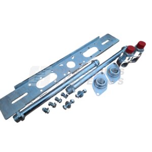 Swivel joint 90 degrees 1" double pipe with long plate kit
