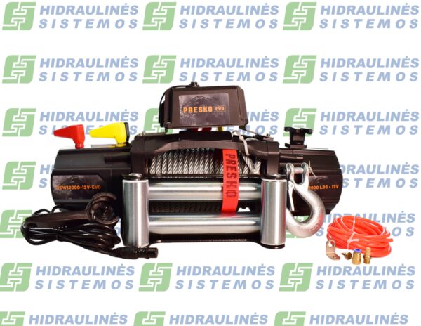 PRESKO Electric Winch EVO 12000lbs 5,4 t