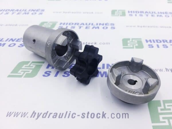 Aluminium flexible jaw coupling kit GR1-1/8 x 19.5mm D-48 ND510 (Honda 1)
