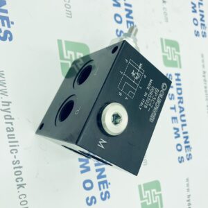 Hydraulic manifold NG6x1 BP3C2 sided with valve