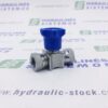 1/4'BSPvv x 1/4'vv 0 In line shut-off pressure gauge valve