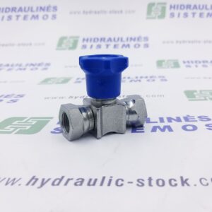1/4'BSPvv x 1/4'vv 0 In line shut-off pressure gauge valve