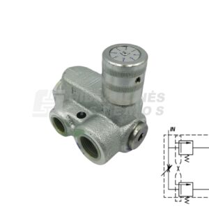 Flow regulator RF70P G3/4-1/2 0_70 ltr