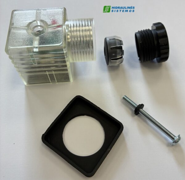 Electric plug SP666 12-24V DC with LED indication
