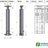 Telescopic cylinder 5-170-5709 Schmitz TFT 170/5/5709/1430 without brackets