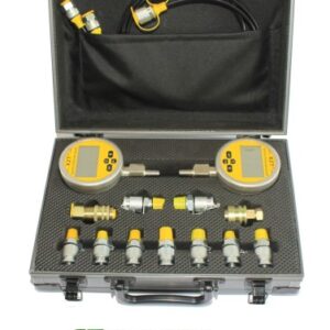 Measuring set with digital manometers 0/700 bar
