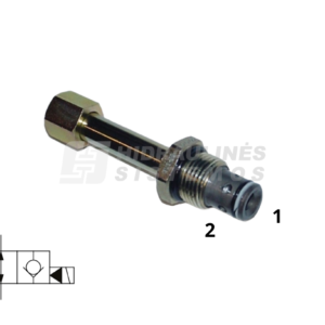 Valve 2/2 D28.54 1.5/16JIC NO d12.9 J-serie 210 bar 132 l/min SV3-16-O-0-00