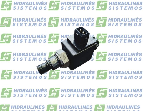 Vožtuvas 2/2 D12,6 3/4 JIC NC 210bar d13 MPP su mech. Su 24VDC rite Zepro