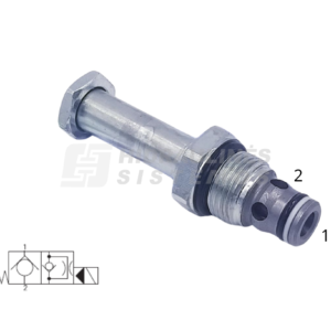 Valve 2/2 D12.6 3/4 JIC NC 210bar d12.9 S-serie 23l/min SV5-8-C-0-00