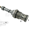 Valve 2/2 D30 1' BSP solenoid d14 NO 150 l/pm 300 bar. with mechanical control