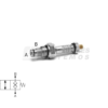 Valve 2/2 D12,6 3/4 JIC NC-bi 210bar d13 MPP with mechanical control