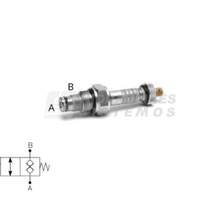 Valve 2/2 D12,6 3/4 JIC NC-bi 210bar d13 MPP with mechanical control