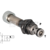 Valve 2/2 D15.8 7/8 JIC solenoid d16 NO 50 l/min 350 bar with mechanical control