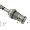 Valve 2/2 D30 1' BSP solenoid d14 NC 150 l/pm 300 bar. with mechanical control