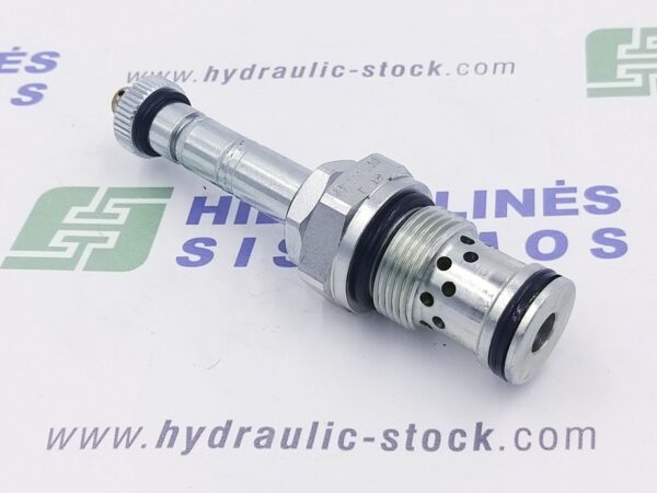 Valve 2/2 D23.5 3/4 BSP solenoid d16 NC 350 bar 80 l/min with mechanical control