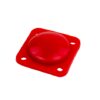 Rubber for button Black