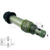 Valve 2/2 D12.6 3/4 JIC NO-bi 350bar d18 with mechanical control WS08V-01M-C-V-0