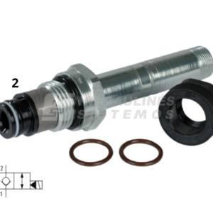 Valve 2/2 D15.8 7/8 JIC solenoid d16 80 l/min 230 bar SVP10-NCR-00-00-B-F-00 without coil