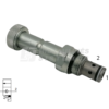 Valve 2/2 D15.8 7/8 JIC solenoid d19 NC 60 lpm