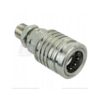 Quick coupling 08 F M18x1,5-bulkhead, two connection sides