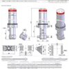 Telescopic cylinder MFC B3 165 5 7075-D0343-V00 (Binotto) with brackets