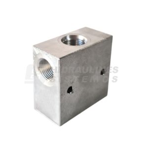 Valve housing 2/2 C-10-2 BSP 1/2' 15.8mm 7/8' UNF