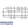 Hydraulic manifold NG10x1 ES 10-09-34-0 with place relief valve