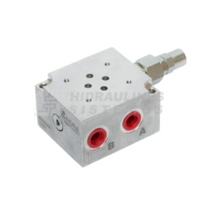 Hydraulic manifold NG6x1 HS06LZR1GA with relief valve