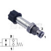 Valve 2/2 D15 M20 solenoid d18 NC&C HYDAC