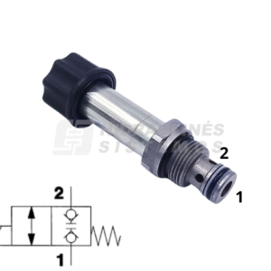 Valve 2/2 D15 M20 solenoid d18 NC&C HYDAC